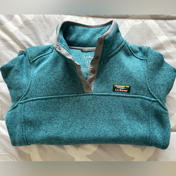 LL Bean Sweater Fleece Pullover - Picture 2 of 2